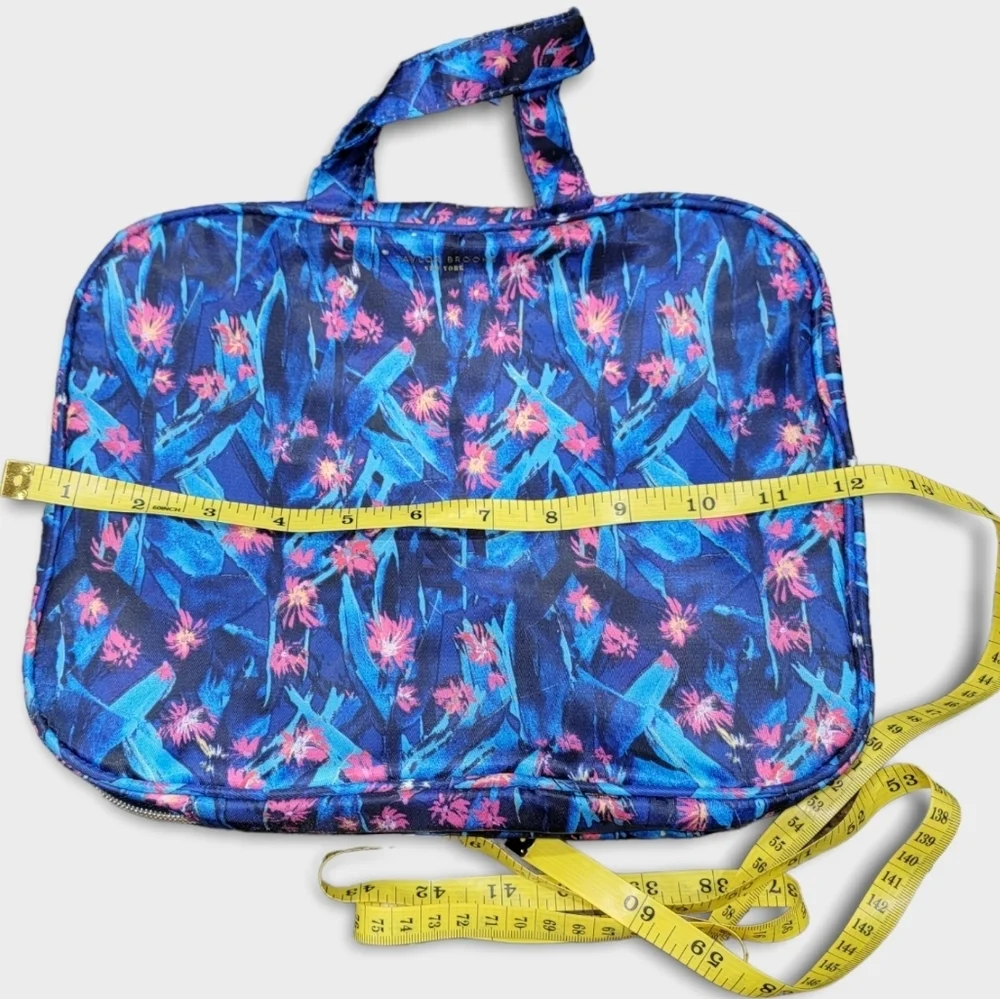 Taylor Brooke Tropical Blue Makeup Bag
